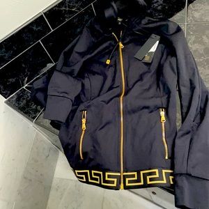 Versace zipper hoodie